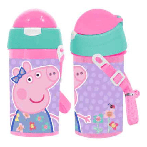 Official Peppa Pig Water Bottle with Pop Up Straw | Wholesale Food ...