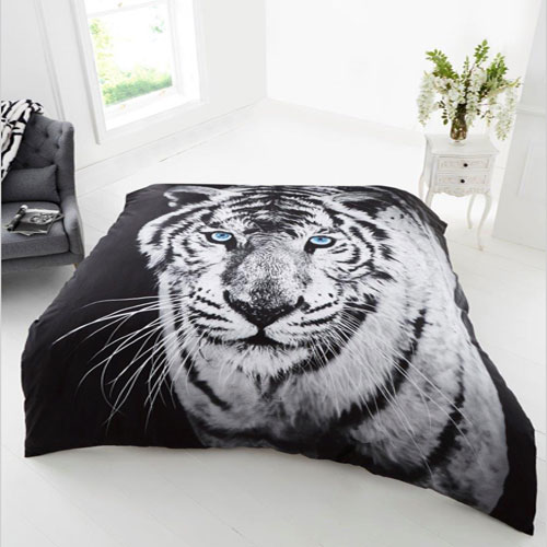 Wholesale Bedding | Mink Fauk Fur Throw | Wild@Heart | White Tiger