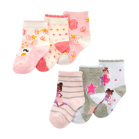 Baby Girls Ballerina 3 Pack Design Socks