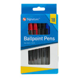 Clear Barrel Ball Point Pens 18 Pack