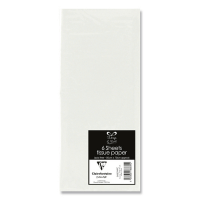 6 Sheet Tissue Paper - White