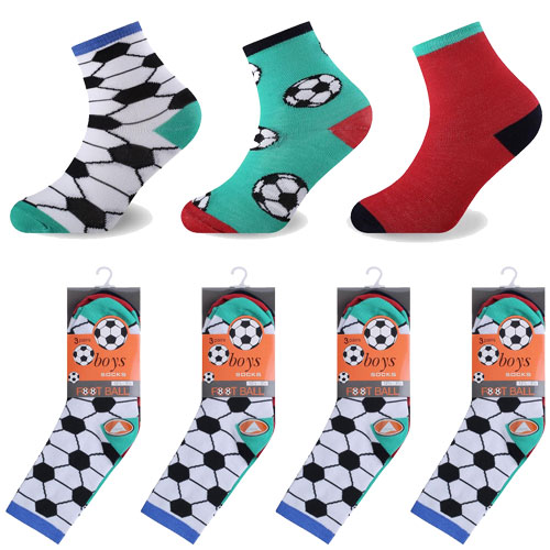 Football Design Kids Novelty Socks | Wholesale Socks | Wholesale Boys ...
