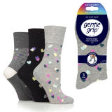 Ladies Gentle Grip Socks Sweethart