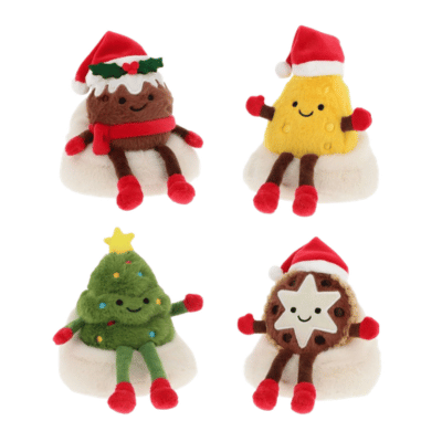 18cm Keeleco Festive Friends Cosy Season - 4 Assorted