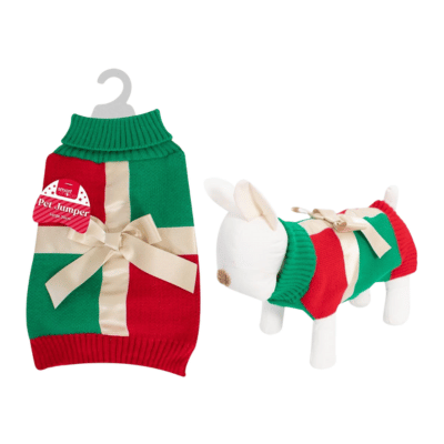 Christmas Present Pet Jumper Large 50cm