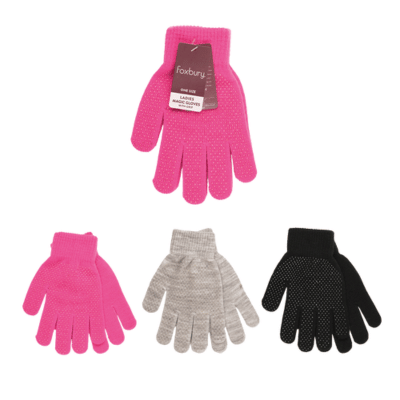 Ladies Gripper Gloves - One Size
