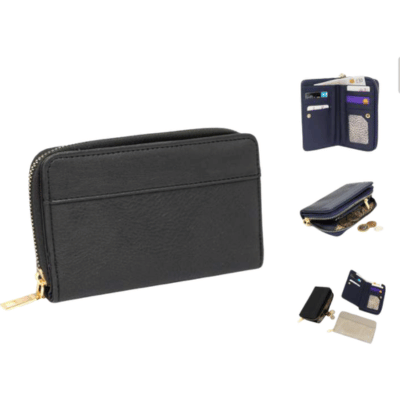 Ladies Zip Purse With Card Wallet