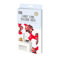 Christmas Candy Cane Balloon Arch 62pc
