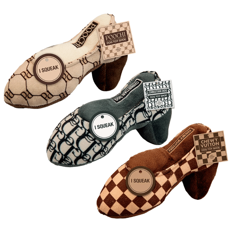 Luxury Pet Shoe Squeaky Dog Toy