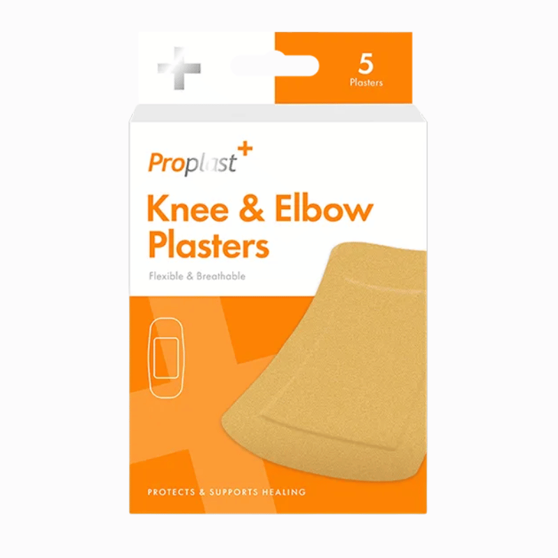 Knee And Elbow Fabric Plasters 5 Pack