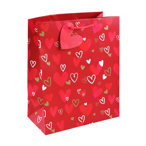 Heart Design Large Gift Bag | Wholesale Celebrations & Occasions | A&K ...