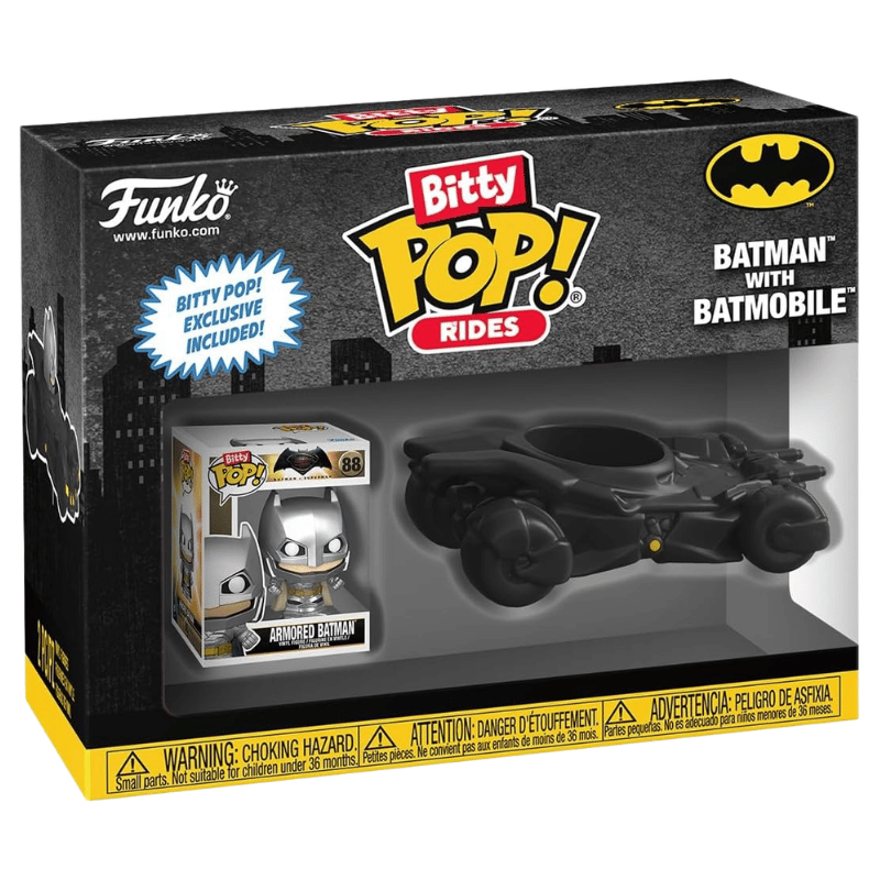 Official Funko POP! Ride: DC - Batman With Batmobile - Collectable Vinyl Figure