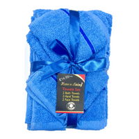 Luxury 6 Piece Towel Bale Blue