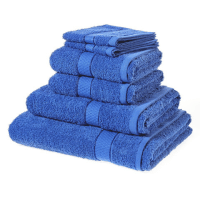 Luxury Touch 6 Piece Towel Bale Aqua With Ribbon