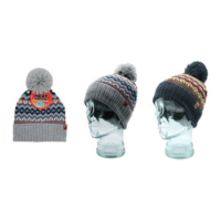 Boys Heat Machine Nordic Design Bobble Hat