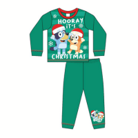 Official Bluey Christmas Design Toddler Boys Pyjamas