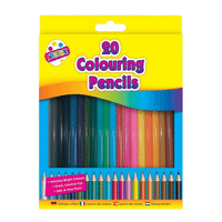 20 Full Size Colour Pencils