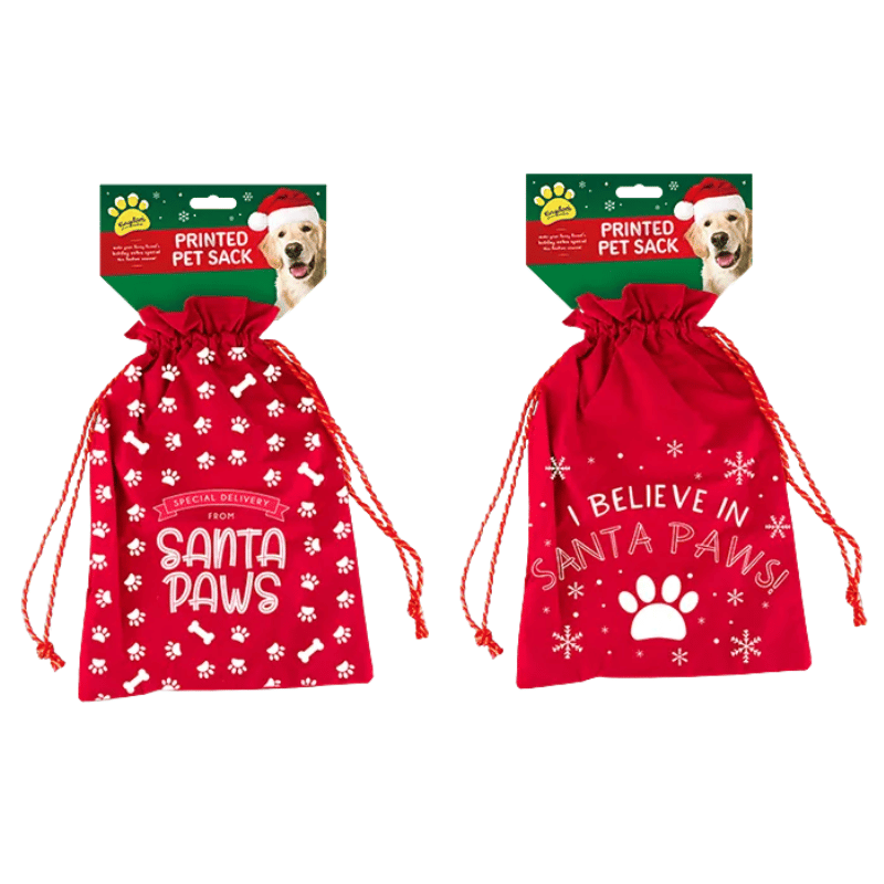 Christmas Print Pet Sack
