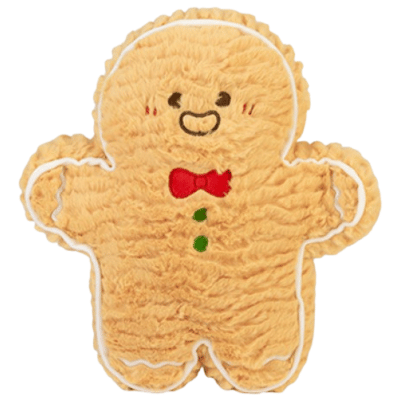 Softlings Ruffled Christmas Gingerbread Plush
