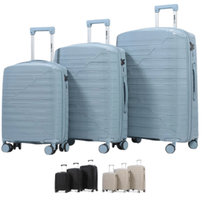 Expandable Hard Shell 3 Piece Luggage Set