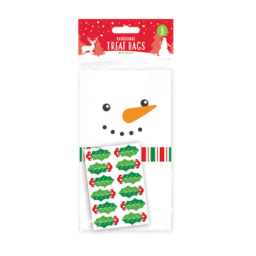 Christmas Treat Bags 8 Pack