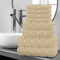 8 Piece Boston Towel Bale Set Natural