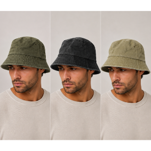 Adults Stonewashed Bucket Hats
