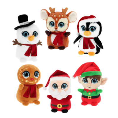 10cm Motsu Christmas - 6 Assorted