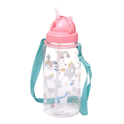 450ml Childrens Shatterproof Water Bottle Unicorn Magic