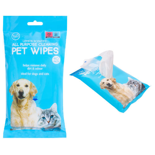 Pet Wipes 40 Pack