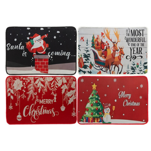 Snow White Christmas Door Mats