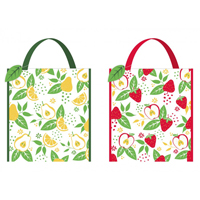 Strong Woven Shopping Bag Fruit Design