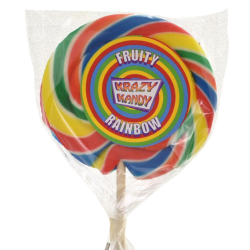 Fruit Rainbow Wheel Lollies Sweets 