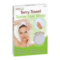 Terry Towelling Hair Wrap 100% Cotton