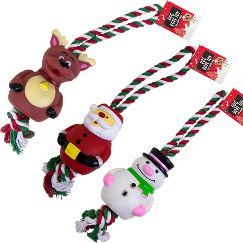 Christmas Design Rope Dog Toy