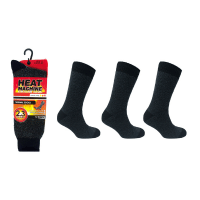 Mens Heat Machine Thermo Max Black Thermal Socks 2.3 TOG Rated