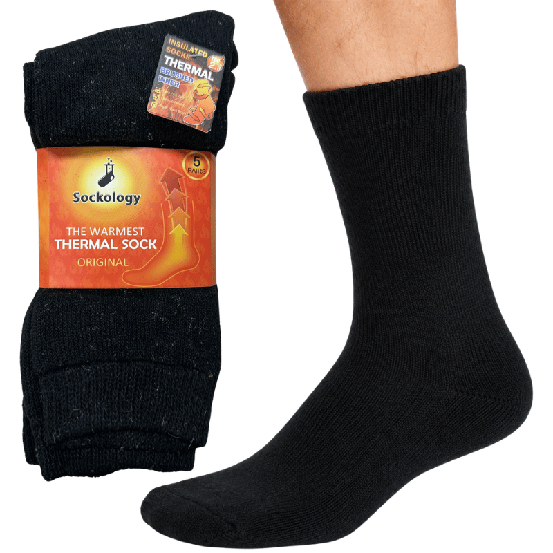 2.34 Tog Rated 5 Pack Thermal Socks