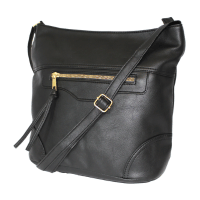 Nicole Brown PU Handbag Crossbody Black