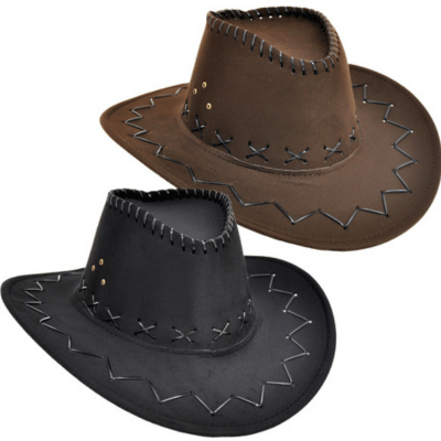 Cowboy Imitation Leather Hat