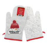 Christmas Let It Snow Single Oven Glove