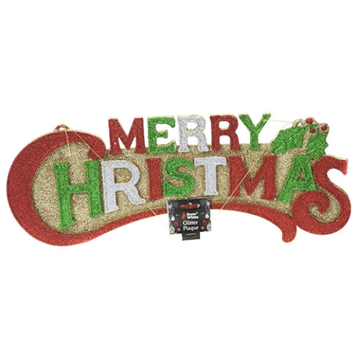 Wholesale Christmas Wholesale Decoration Glitter Merry Christmas