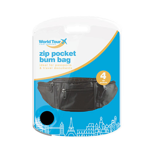 Travel Zip Pocket Bum Bag
