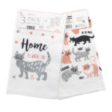 Country Club Cat Design Tea Towels 3 Pack