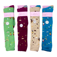 Ladies Wellington Boot Socks Dog Walk