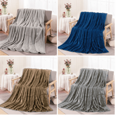 Luxury So Soft Mixed Flannel Throws 200x240cm