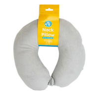 Super Soft Travel Neck Pillow Grey