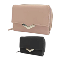 Multi Compartment Purse With Arrow Detail