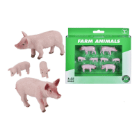 Pig & Piglet Collection Figures 8 Pcs
