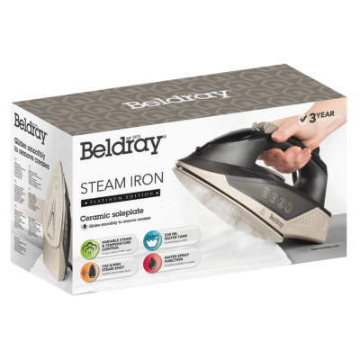 Beldray Steam Iron - Platinum Edition
