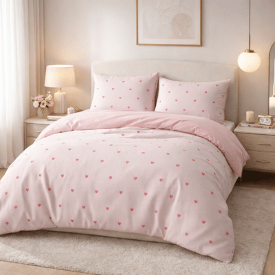 Fun Design Duvet Set Hearts